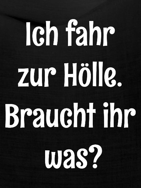 zur Hölle