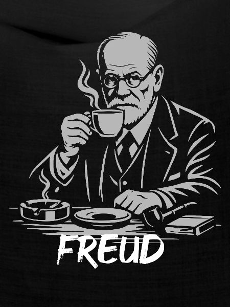 Freud Kaffeepause Illustration