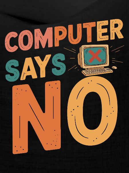 Retro Computer sagt Nein