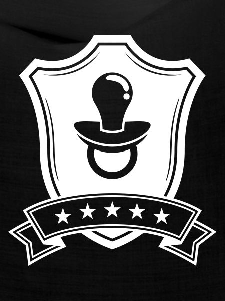 Schnuller Icon schild