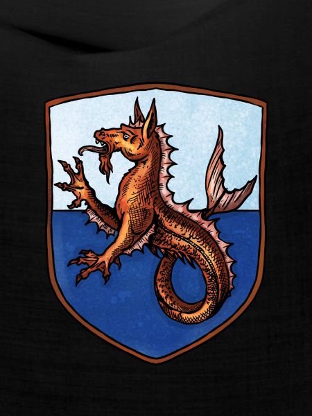 Wappen Kelpie Seepferd