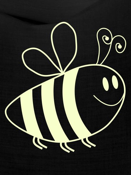 Lächelnde Bienchen Muster