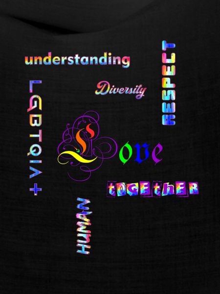 LGBTQIA - Statement Regenbogenfarben