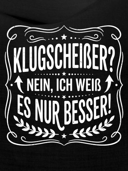 Klugscheißer Spruchbadge