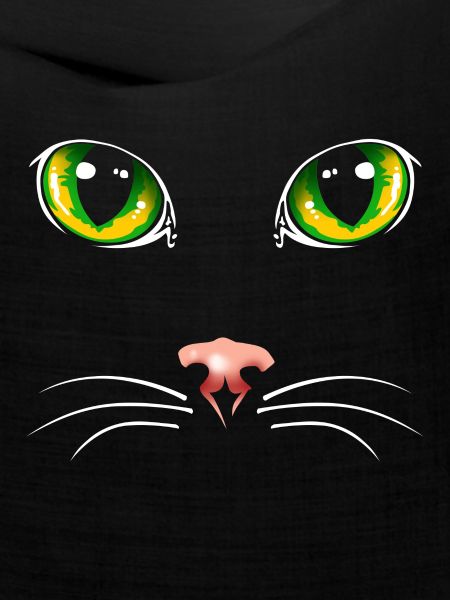 Black cat eyes