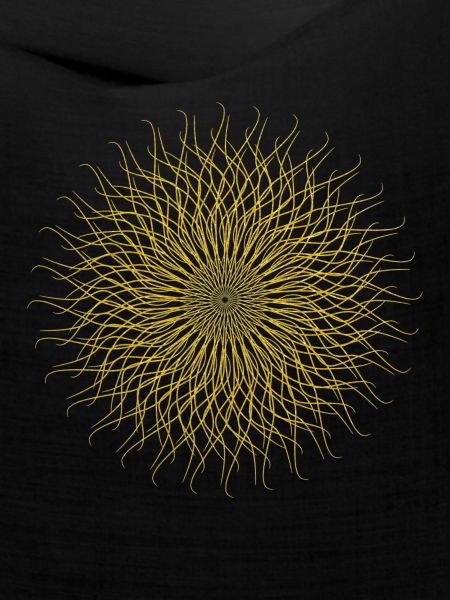Goldenes Sonnenmandala