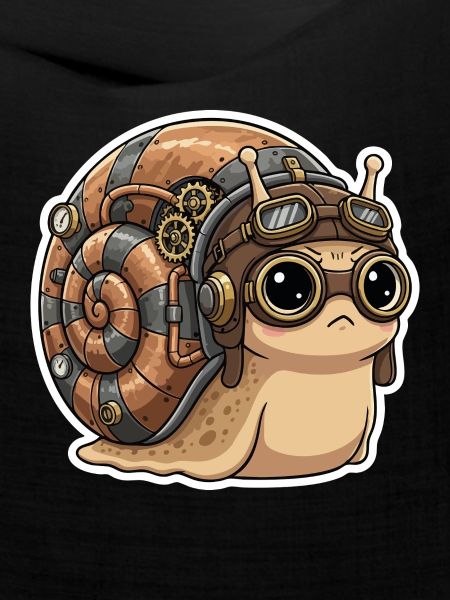 Snail Aviator Steampunk Shell Copper