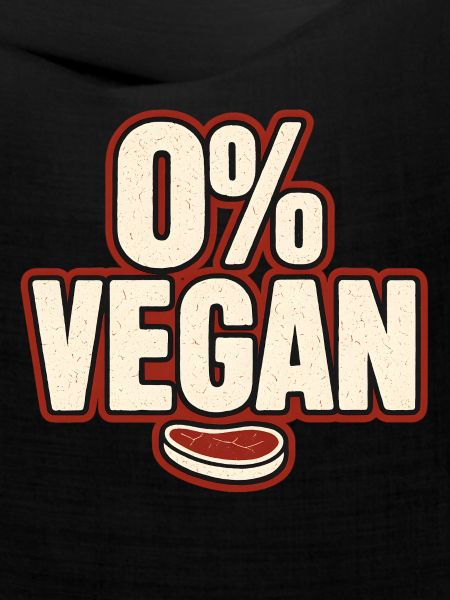 0% Vegan – Retro Statement