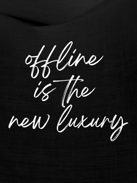 Offline wird zum Luxus