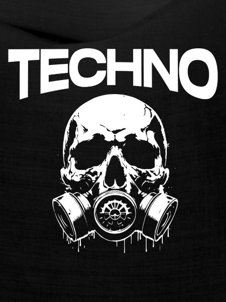 Techno Skull Gasmaske Graffiti