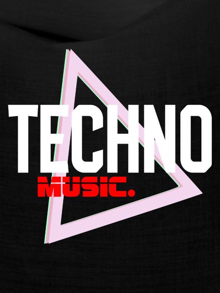 Techno Neon Dreieck Puls