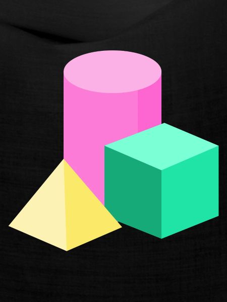Pastellgeometrie Farbblöcke