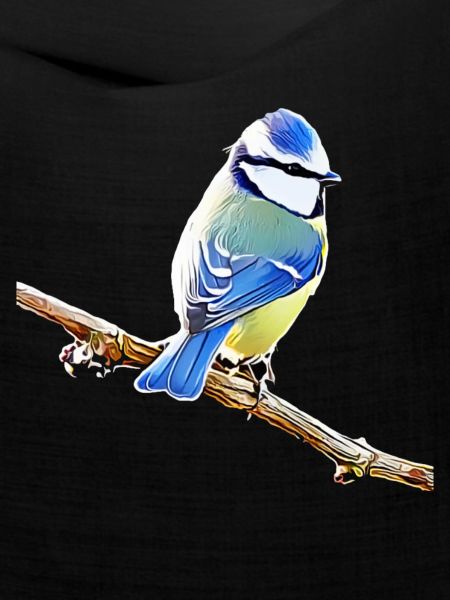 Blau – Vogelillustration