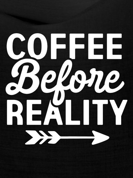 Kaffee vor der Realität
