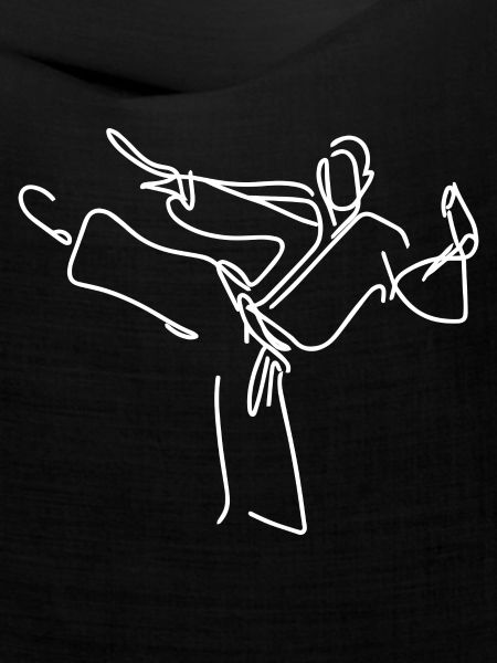 Karateka Zeichnung