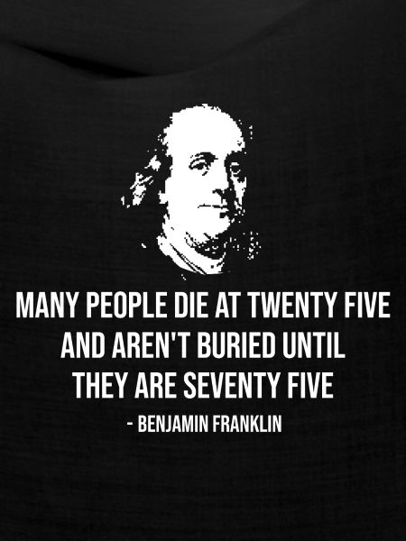 Benjamin Franklin-Zitat über Mortality