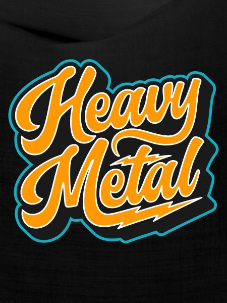 Heavy Metal Bold Script Logo