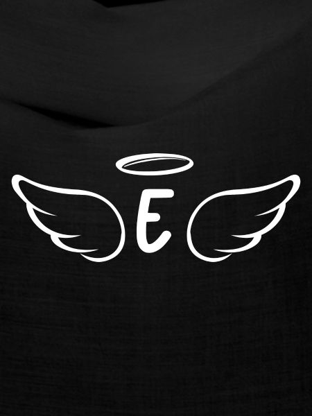 Buchstabe e Engelsflügel