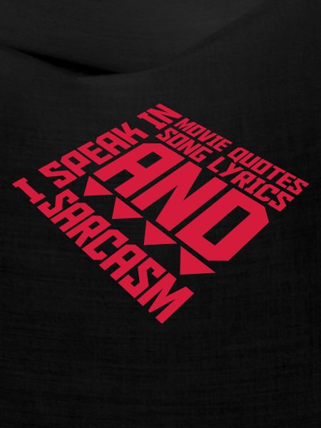 speak lyrics and sarcasm
