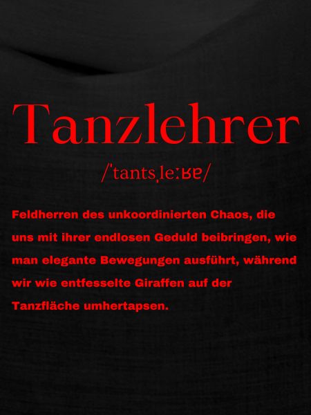 Tanzlehrer Definition