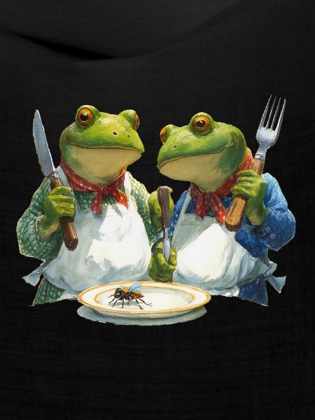 Froschköche im Kochduell
