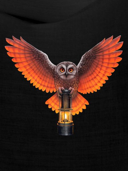 Glückauf Eule mit Grubenlampe