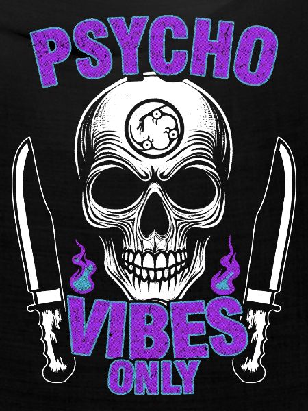 Psycho Vibes Schädel