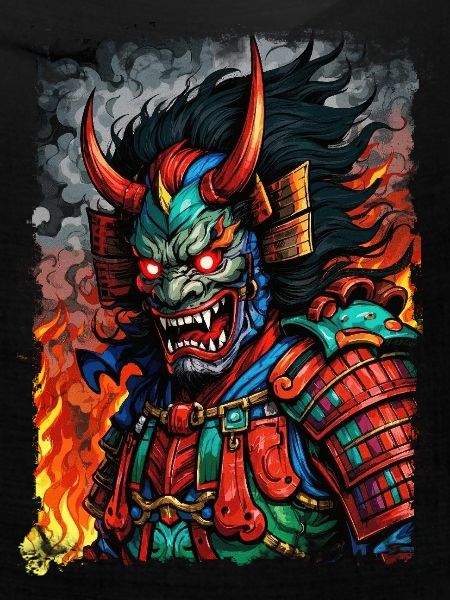 Devil Oni Maske