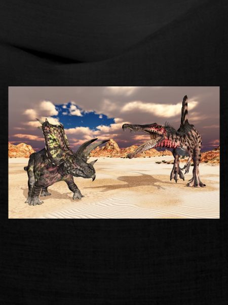Pentaceratops und Spinosaurus