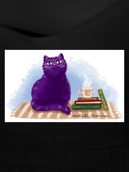 Katze, Bücher und Tee