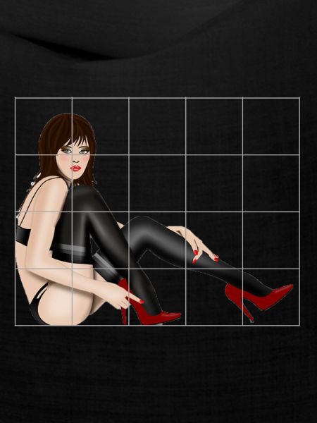sexy Lady hinter Gittern