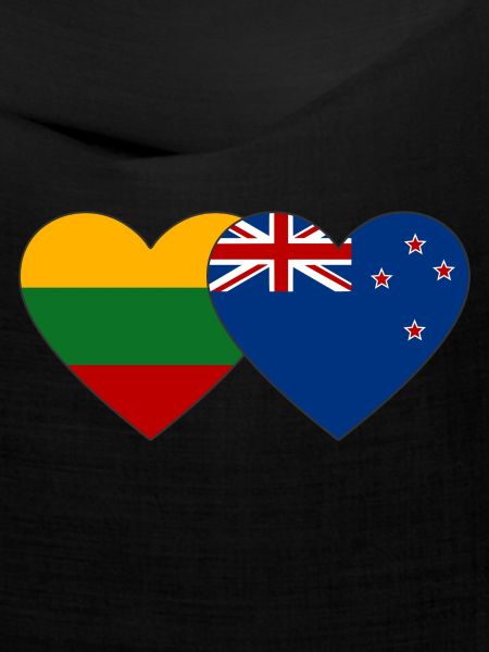 Litauen Neuseeland Flagge