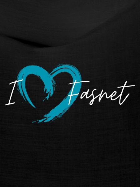 I love Fasnet blau