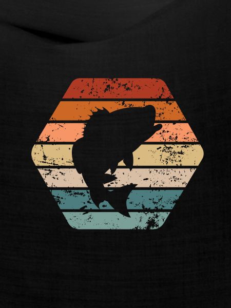 Fisch Retro Silhouette - Angler