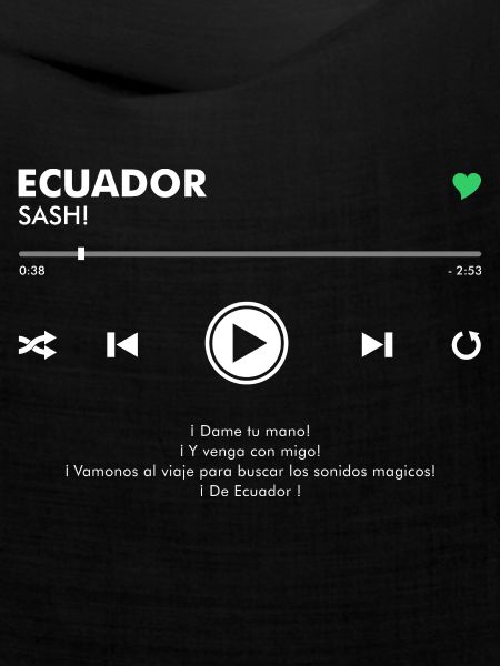ECUADOR - Play Button & Lyrics