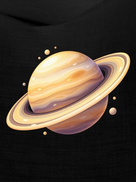 Saturn Farbplanet Illustration