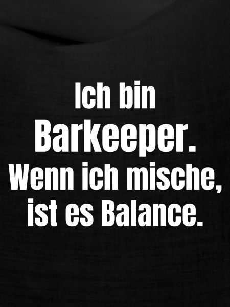Ich bin Barkeeper Balance