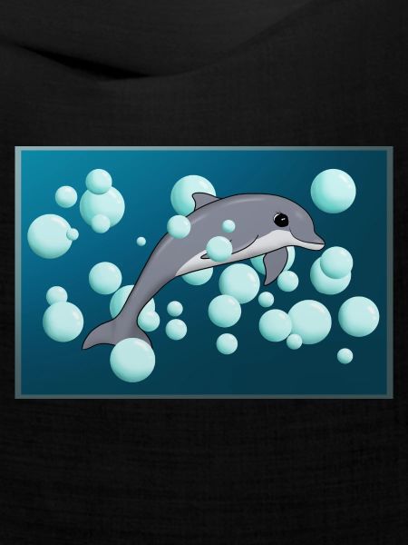 DOLPHIN AND BUBBLES