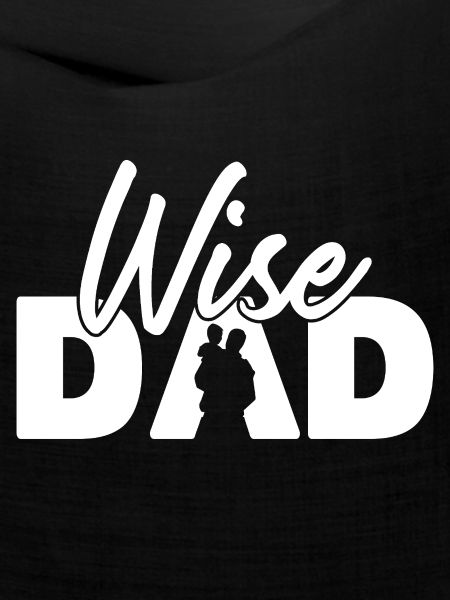 Wise Dad Silhouette Vaterschaft Elternschaft