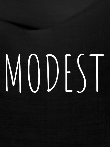 modest
