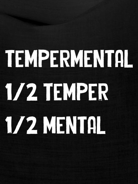 Tempermental Split Typography