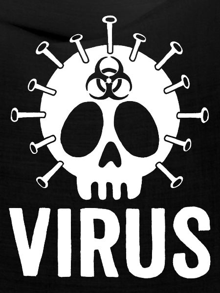 Virus-Schädel