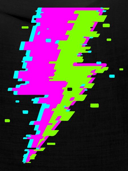 Psychedelischer digitaler Strahl