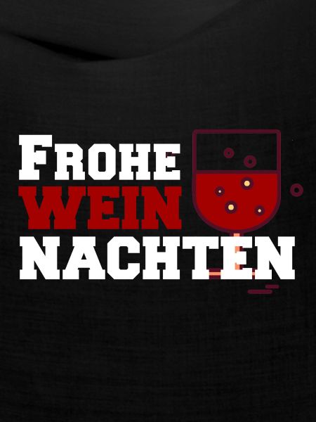 Frohe Weinachten Weinglas Design