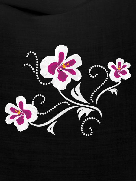 Stilisierte Pelargoniumblüten