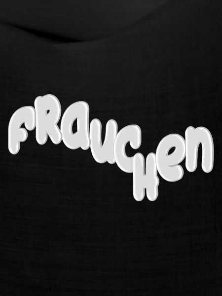 Frauchen Silbern Kurvig Schriftdesign