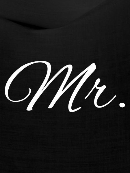 Partnershirts "Mr. & Mrs." weiß