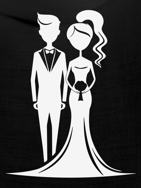Hochzeitsduo Silhouette