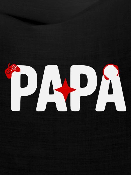 Papa Gamer mit Controller