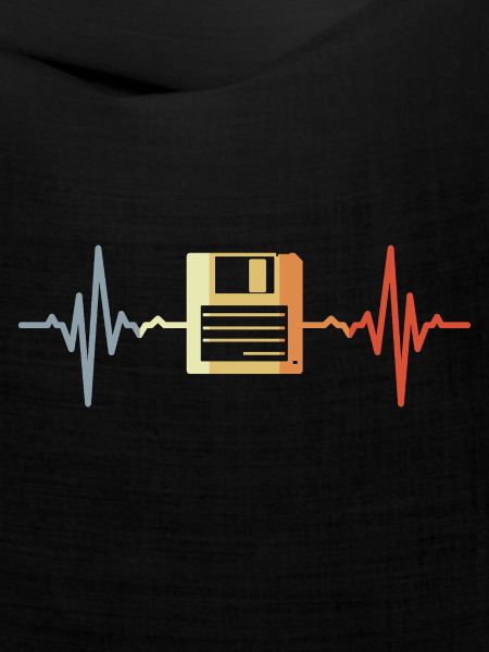 Retro Diskette EKG